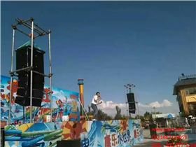 极悦娱乐舞台演出音响设备-康乐水世界案例