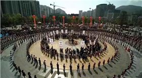 8+4线阵音响系统助阵四川兴文(国际)苗族花山节