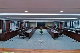 广东省应急通信指挥中心成功采用极悦娱乐会议室音响设备