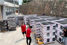 巴西客户定制350套有源线阵顺利出货