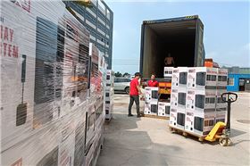 巴西客户定制350套有源线阵顺利出货