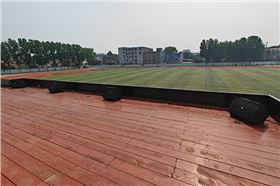 极悦娱乐专业音响助阵开封文化艺术职业学院风雨操场