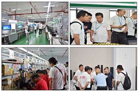 慧聪网百人代表团莅临极悦娱乐音响参观交流,共探声学科技未来