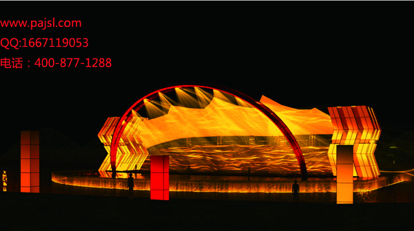 极悦娱乐舞台音响演出设备--东江源温泉案例3