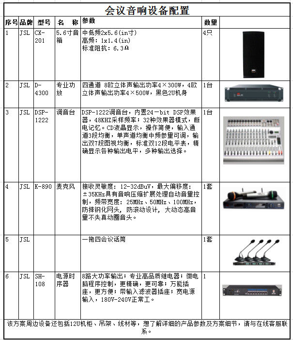 极悦娱乐会议音响设备配置方案