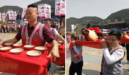 8+4线阵音响系统助阵四川兴文(国际)苗族花山节