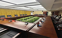 广东某政府单位会议室使用极悦娱乐手拉手会议系统