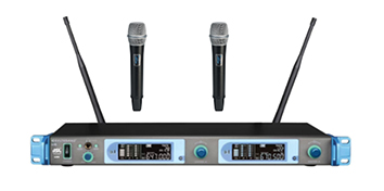 极悦娱乐无纸化真分集手持无线话筒G990